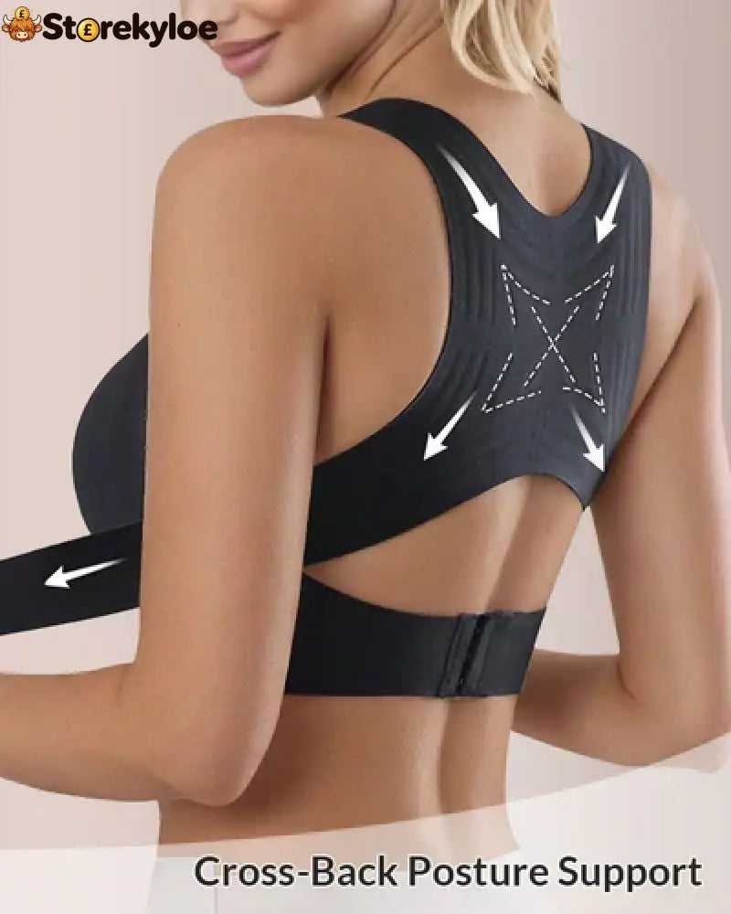 🏆 Last Day Special Price £9.99 ! 💐AlignLift Posture-Perfect Wireless Bra – Posture Correction (The leopard-print style is sold out)💕