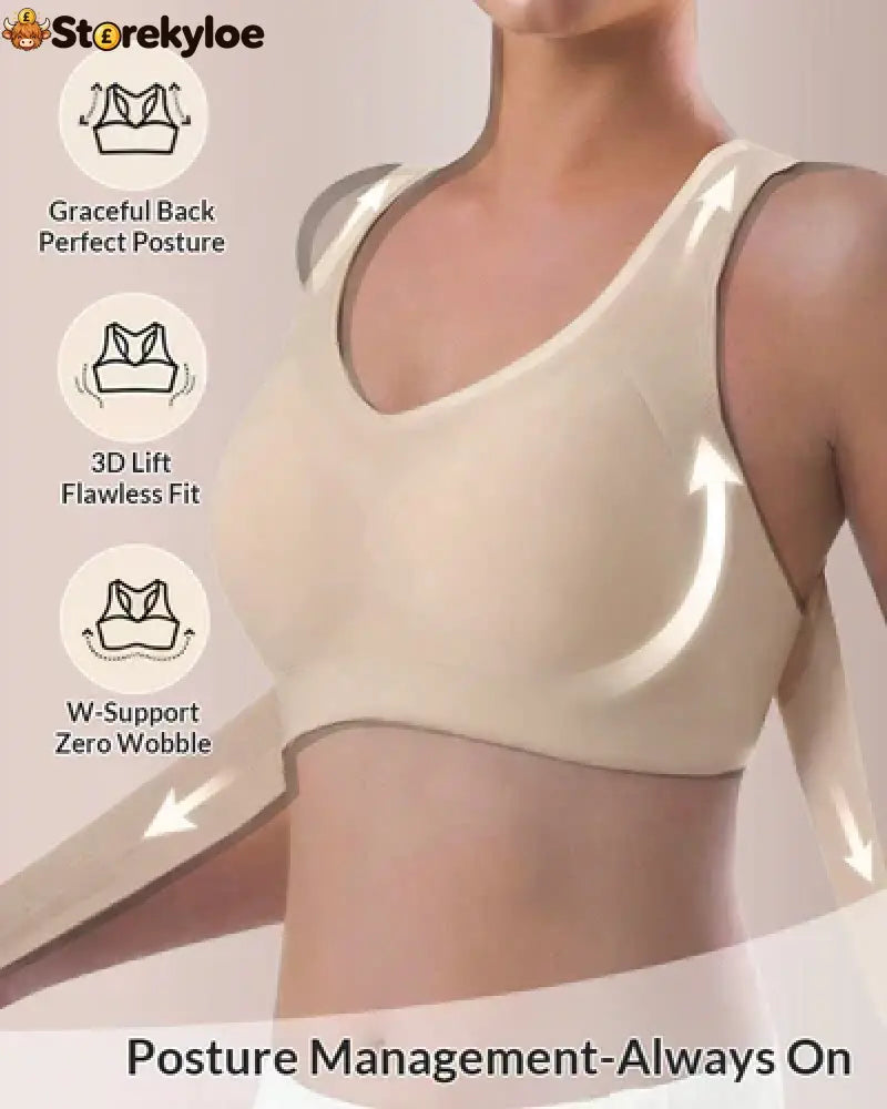 🏆 Last Day Special Price £9.99 ! 💐AlignLift Posture-Perfect Wireless Bra – Posture Correction (The leopard-print style is sold out)💕