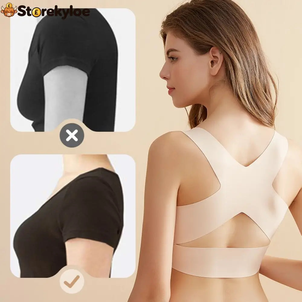 🏆 Last Day Special Price £9.99 ! 💐AlignLift Posture-Perfect Wireless Bra – Posture Correction (The leopard-print style is sold out)💕