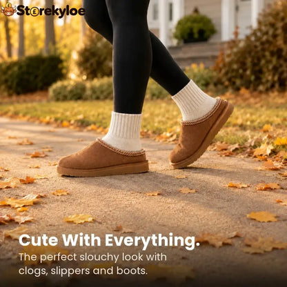 🎁Last Week Buy 2 Set Save ￡5.99 🧦✨Sweater Socks - The Coziest Slouchy Boot Socks (5 Pairs)