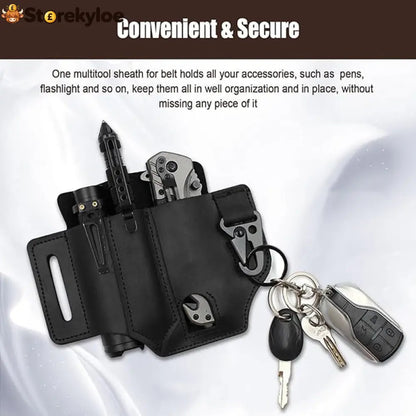 Leather tool belt pouch – multifunctional storage - Tools & Gadgets