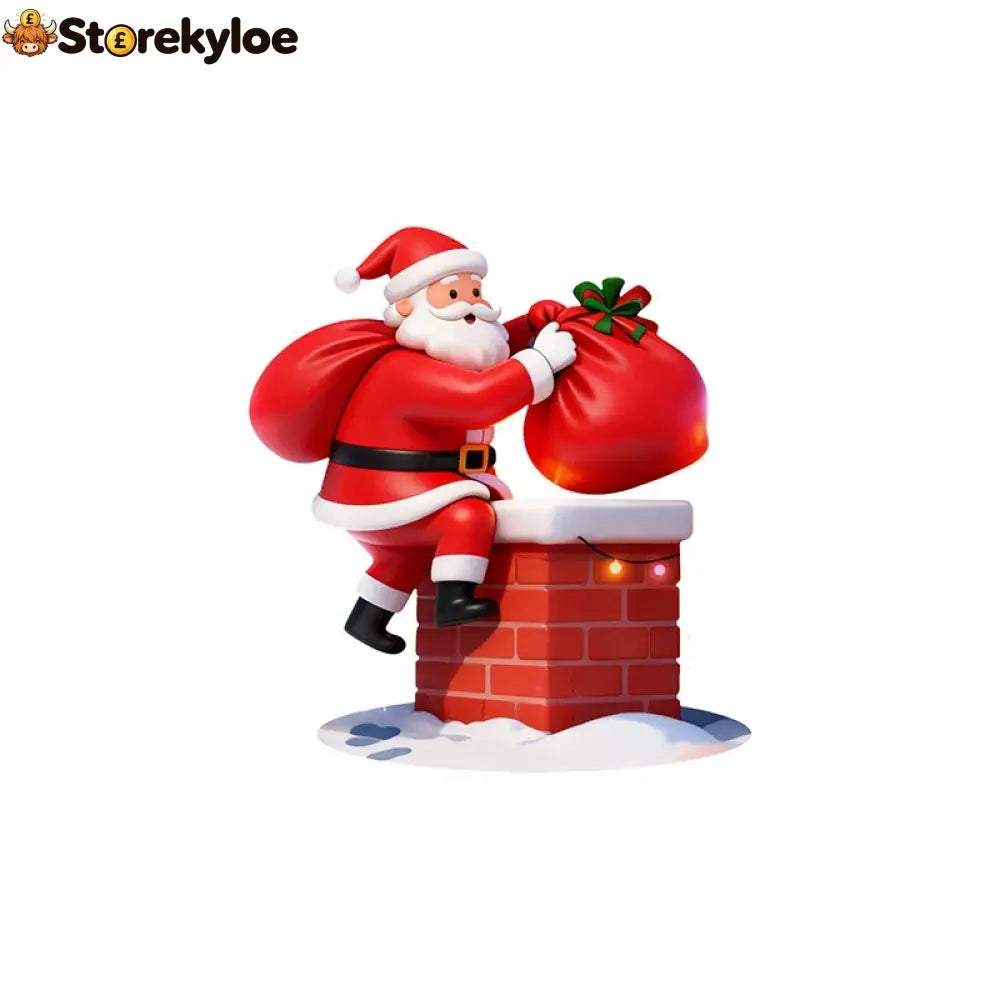 LED Christmas Light-Up Wall Decals