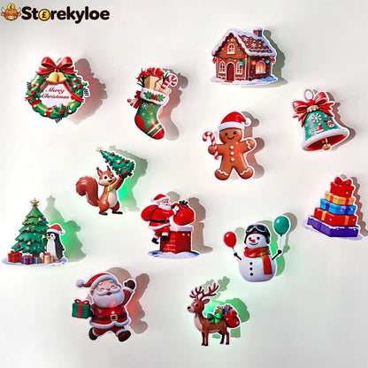 LED Christmas Light-Up Wall Decals - Hot sale