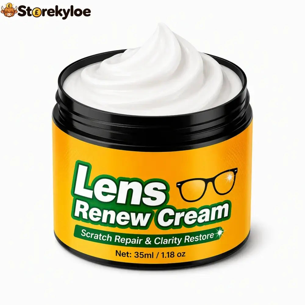 📌Lens Scratch Repair Cream Set with Sponge for Glasses Goggles Face Shields and Helmet Visors - 35ml