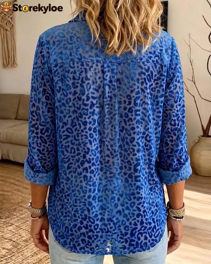 Leopard Pocket Button Shirt
