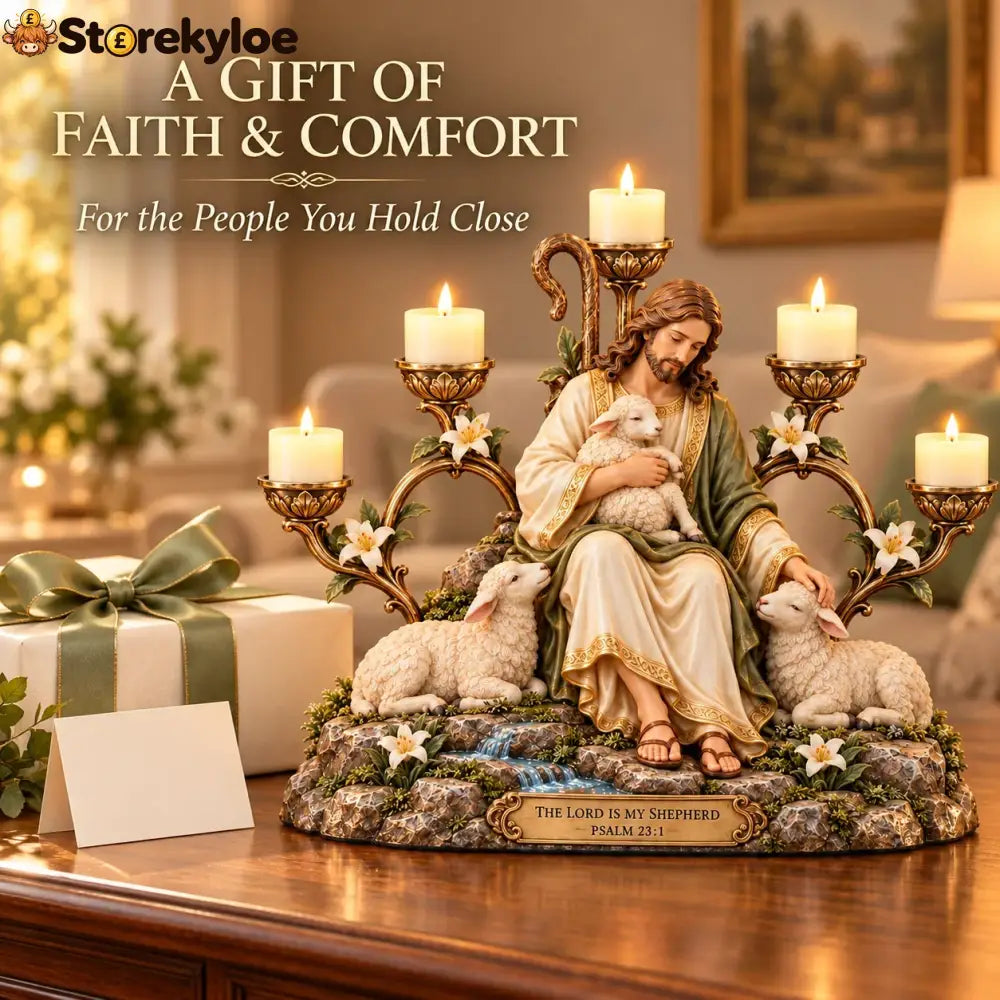 🎁Light of Grace – Five-Light Prayer Centerpiece