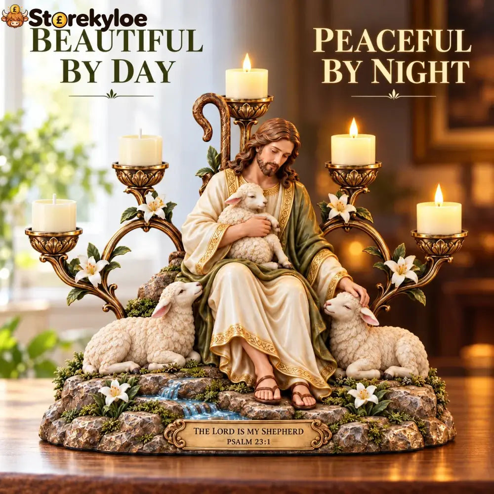 🎁Light of Grace – Five-Light Prayer Centerpiece