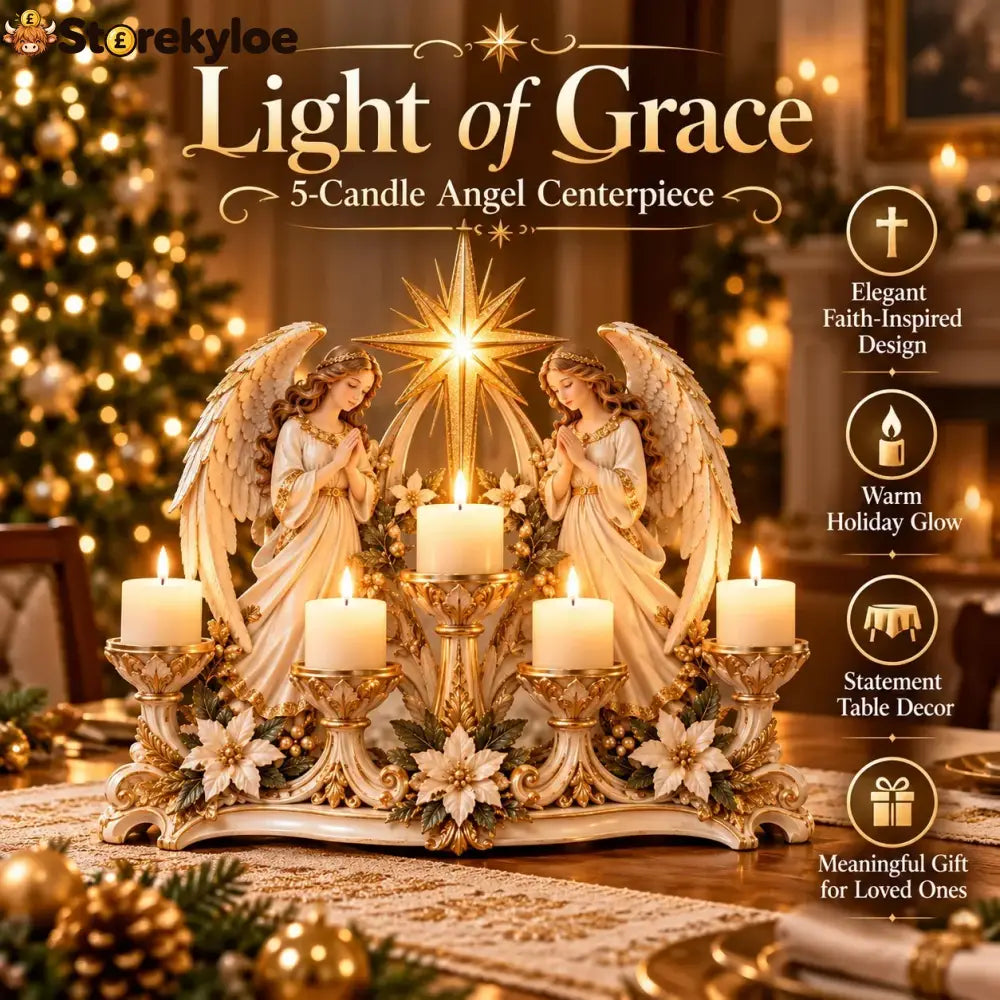 ✨🕯️ Light Of His Presence, Sacred Christian Candleholder ✝️🤍