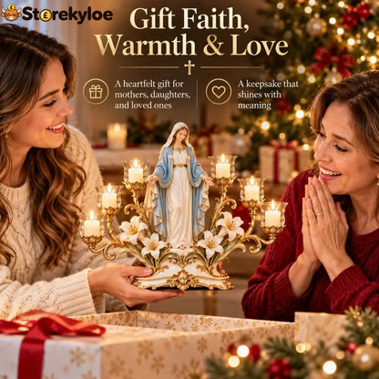 ✨🕯️ Light Of His Presence, Sacred Christian Candleholder ✝️🤍