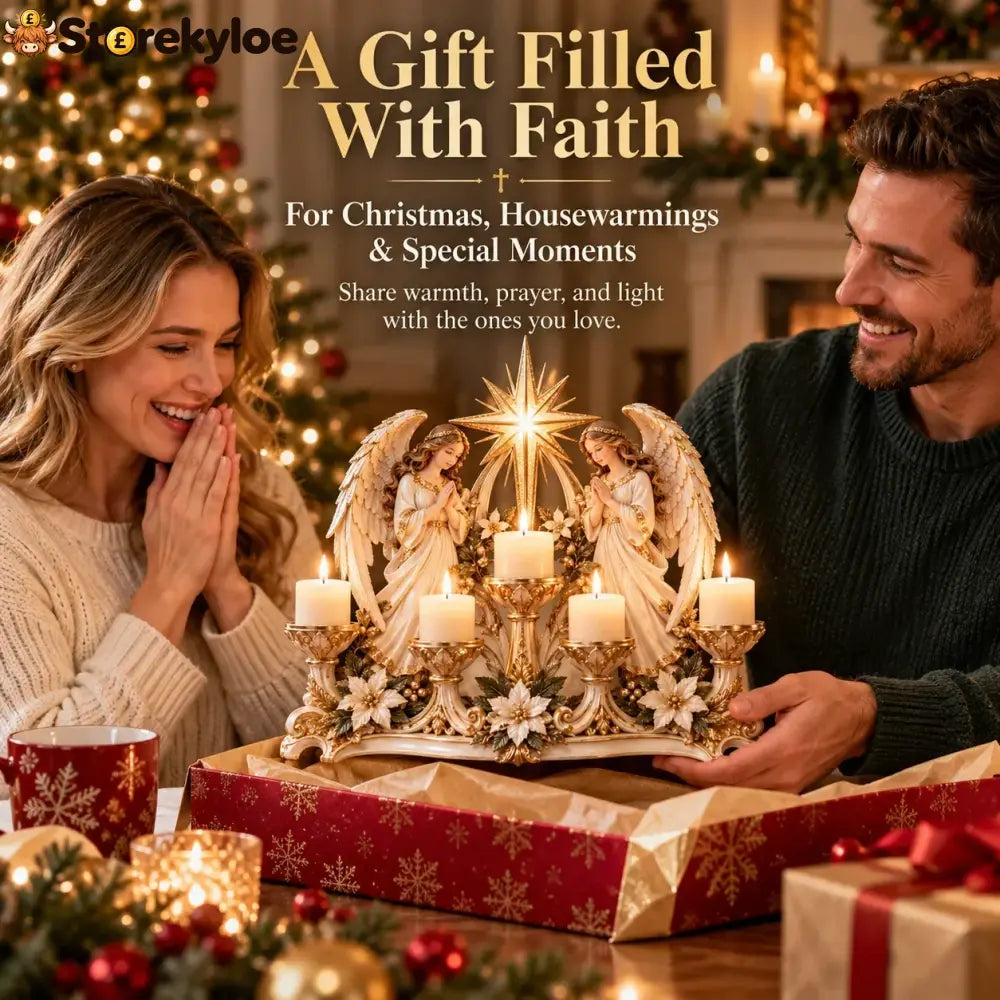 ✨🕯️ Light Of His Presence, Sacred Christian Candleholder ✝️🤍