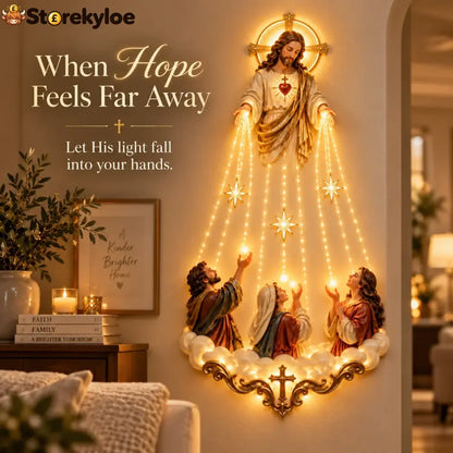 ✝️✨light Of Hope™ Sacred Heart Jesus Wall Light