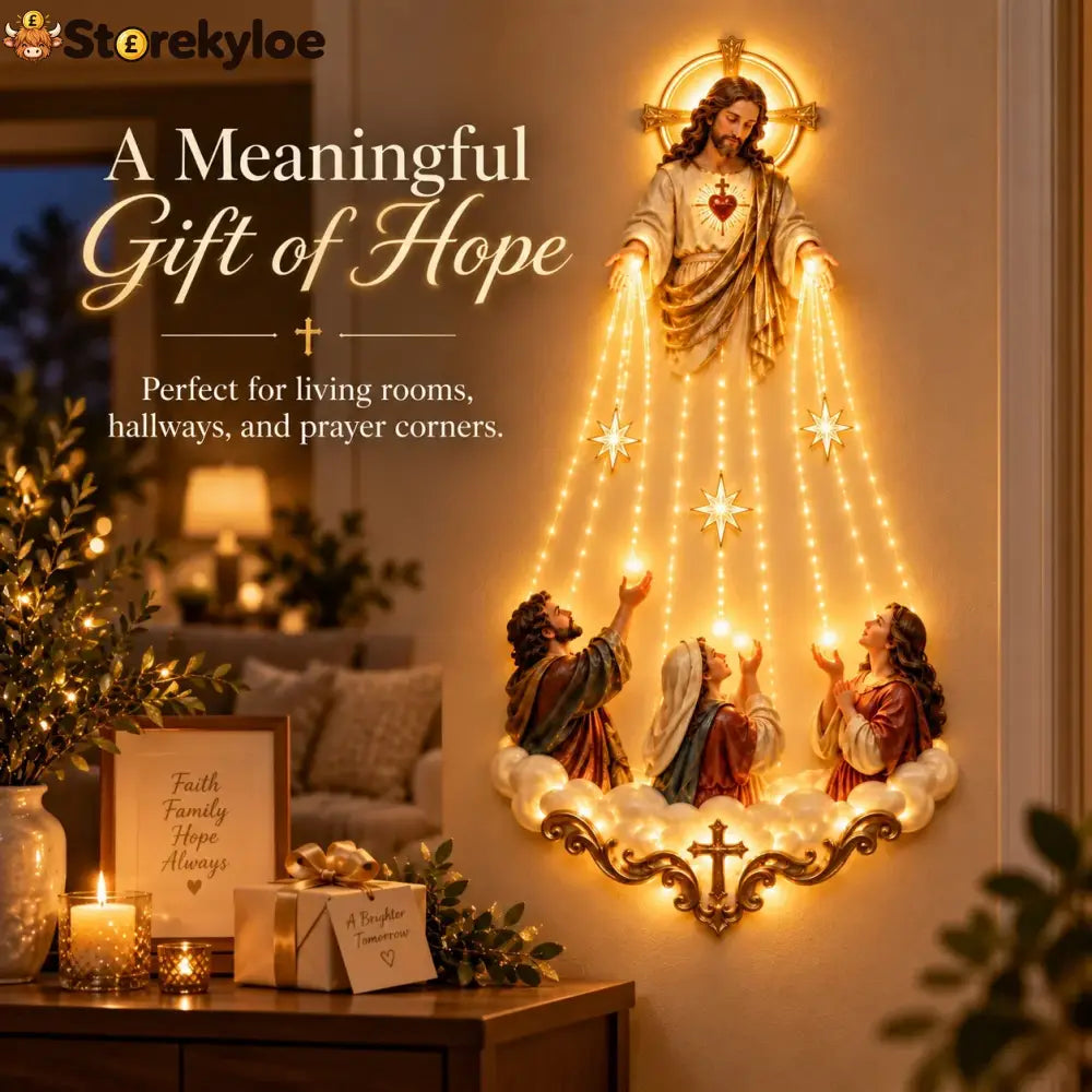 ✝️✨light Of Hope™ Sacred Heart Jesus Wall Light