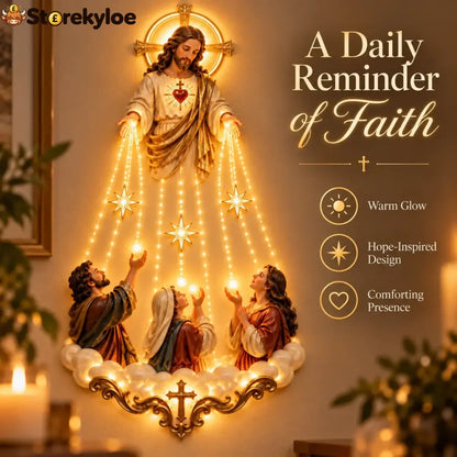 ✝️✨light Of Hope™ Sacred Heart Jesus Wall Light
