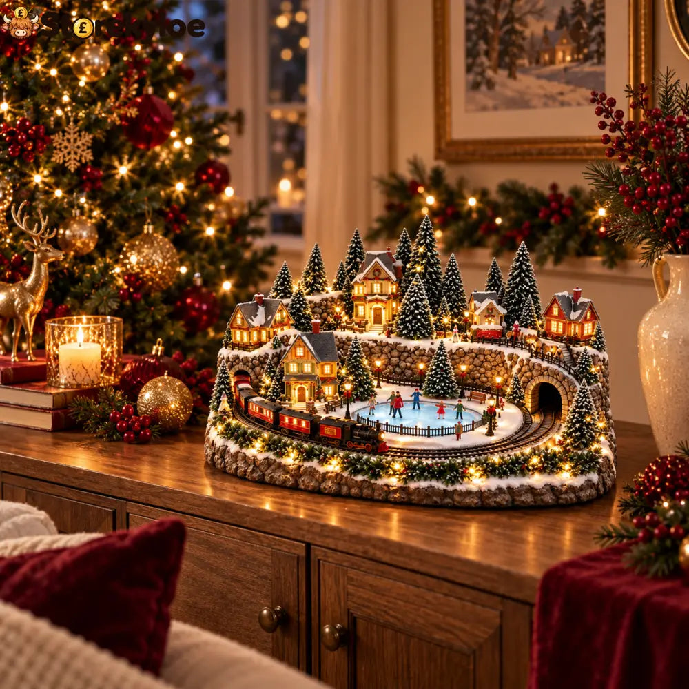 🔥 Lighted & Animated Christmas Village Collection-✨Same as the video