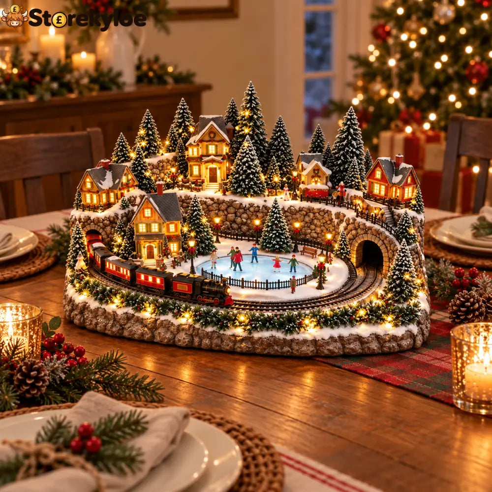🔥 Lighted & Animated Christmas Village Collection-✨Same as the video
