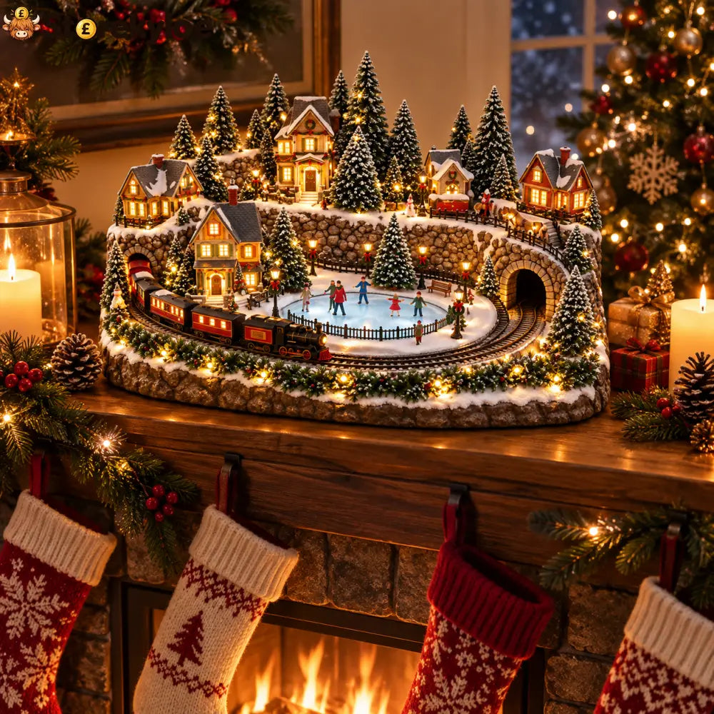 🔥 Lighted & Animated Christmas Village Collection-✨Same as the video