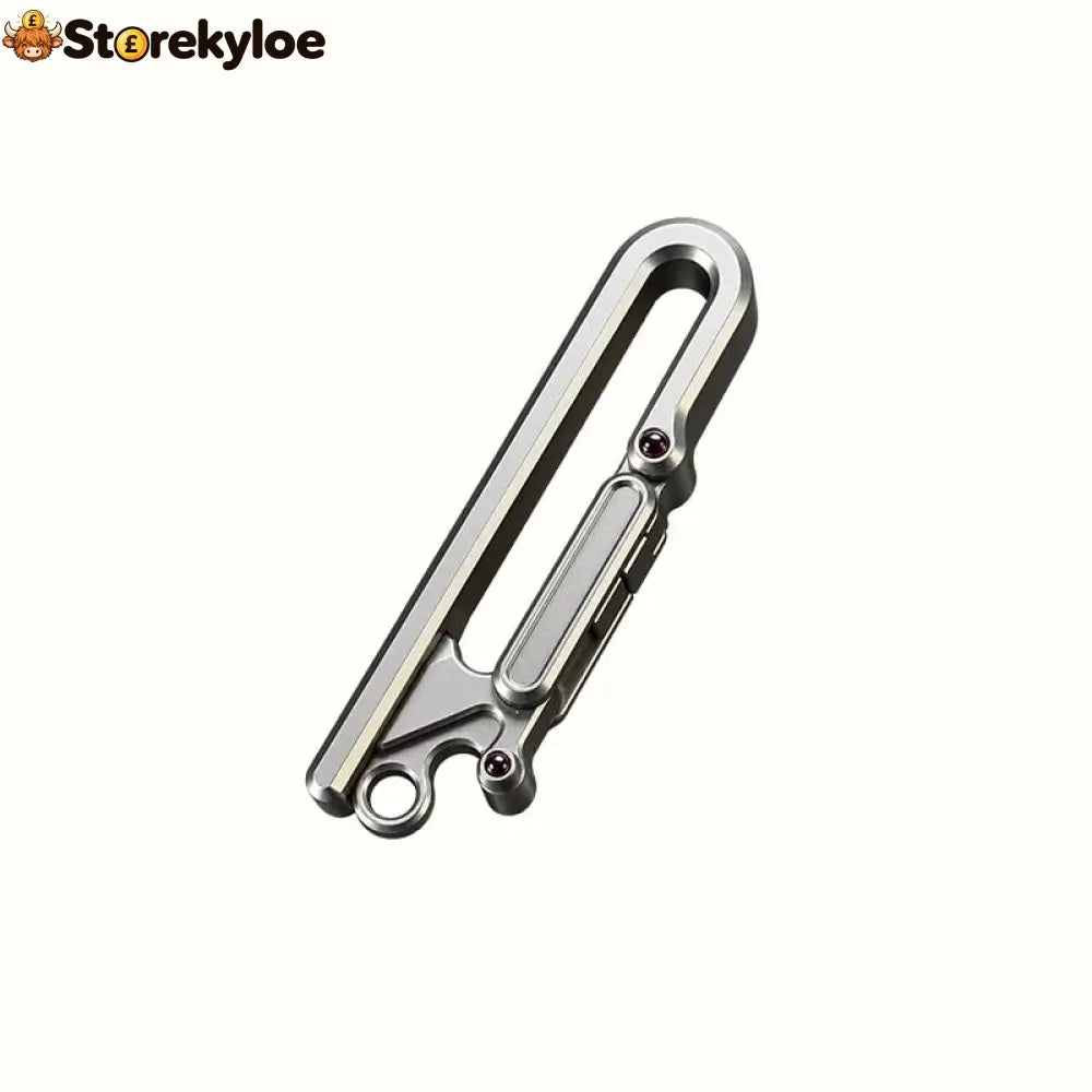 Lightweight Belt Key Clip for Everyday Carry - Silver