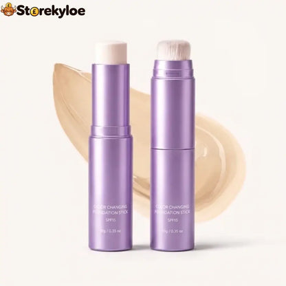 🤍Limited Buy 2 Get 1 Free!!💄 2-in-1 Color Changing Foundation Stick ✨Conceals Blemishes & Redness Long Lasting 💗 - Buy