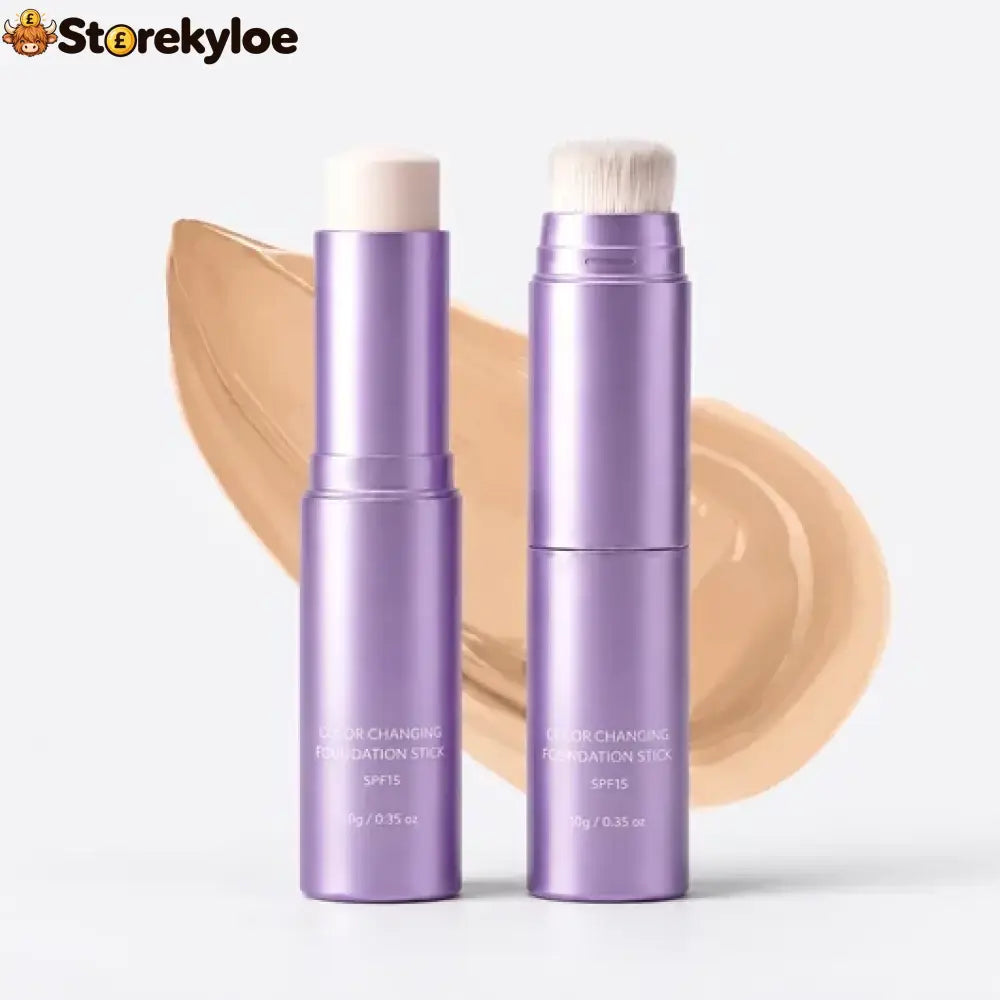 🤍Limited Buy 2 Get 1 Free!!💄 2-in-1 Color Changing Foundation Stick ✨Conceals Blemishes & Redness Long Lasting 💗 - Buy