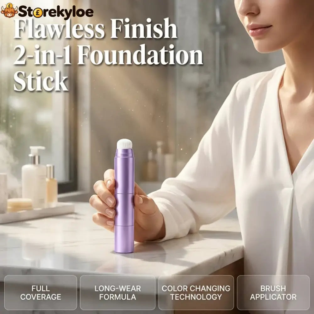 🤍Limited Buy 2 Get 1 Free!!💄 2-in-1 Color Changing Foundation Stick ✨Conceals Blemishes & Redness Long Lasting 💗