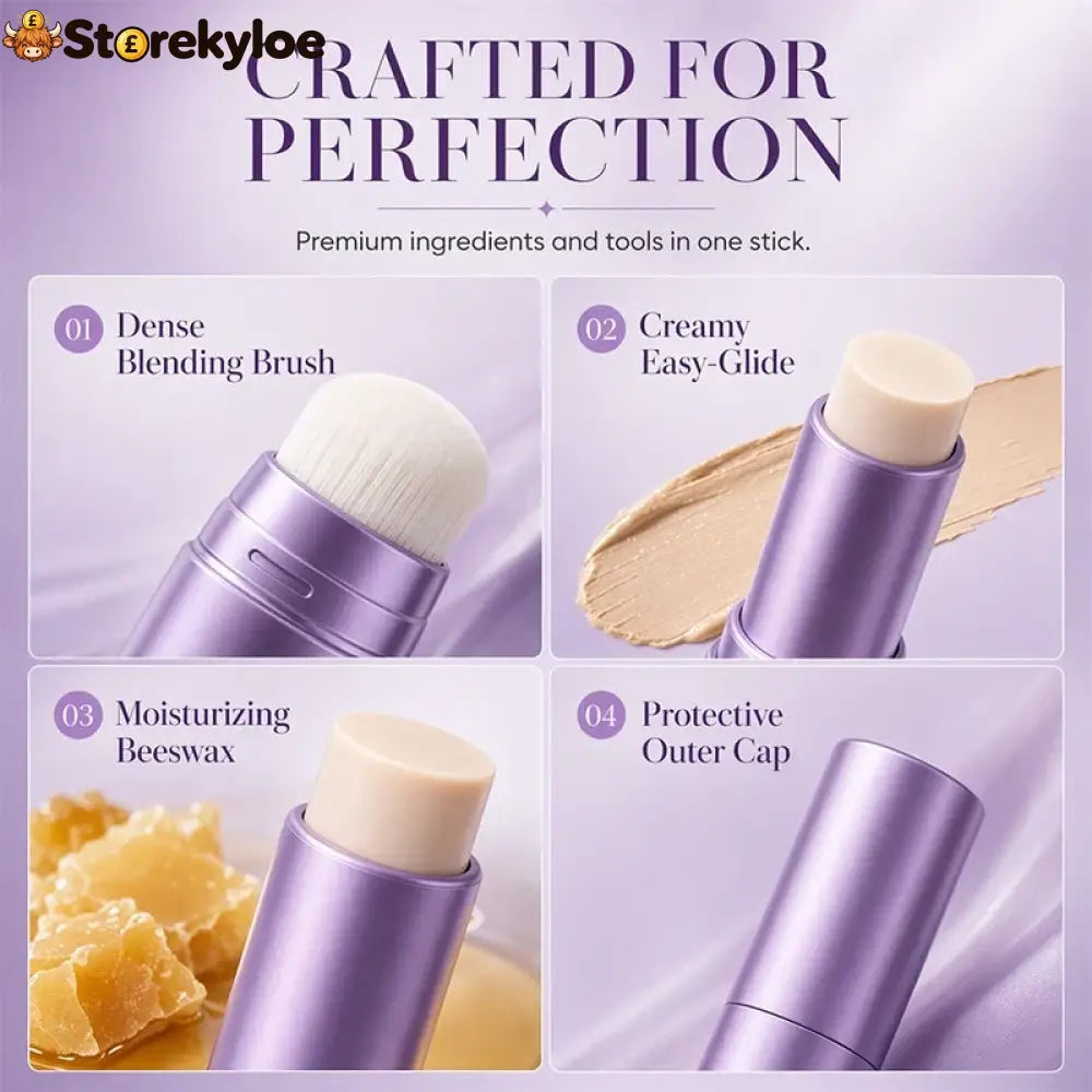 🤍Limited Buy 2 Get 1 Free!!💄 2-in-1 Color Changing Foundation Stick ✨Conceals Blemishes & Redness Long Lasting 💗