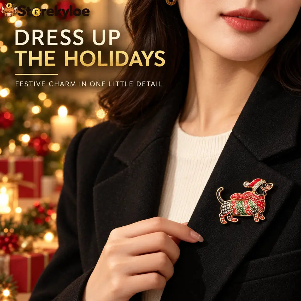 Limited Edition Dachshund Brooch