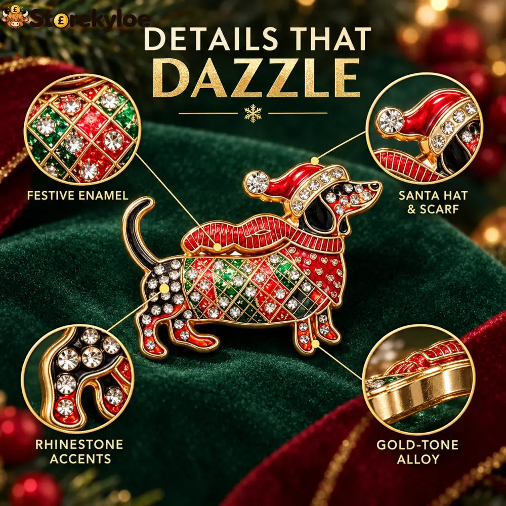 Limited Edition Dachshund Brooch