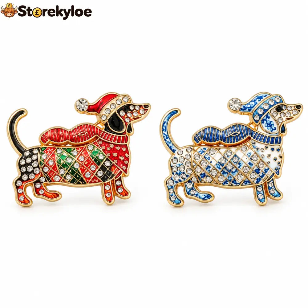 Limited Edition Dachshund Brooch - Both together（2PCS） / Buy 1