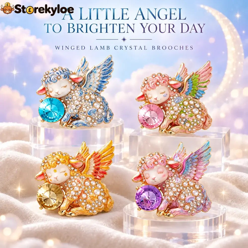 Limited Edition Guardian Angel Lamb Lapel brooch
