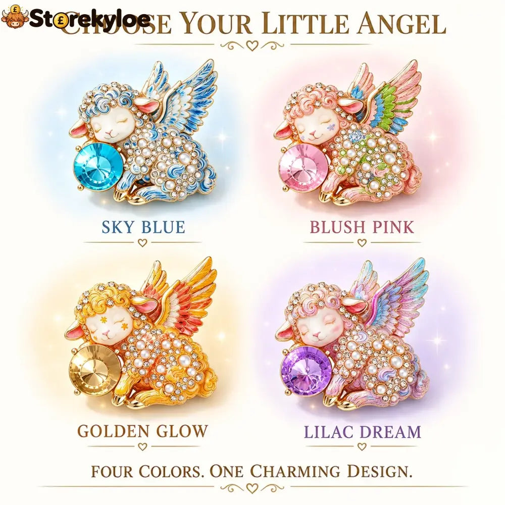 Limited Edition Guardian Angel Lamb Lapel brooch - All 4 Style（4PCS） / Buy 1