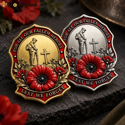 🌺Limited Edition Red P*ppy Remembrance Brooch – For All Our Fallen Heroes🎖️