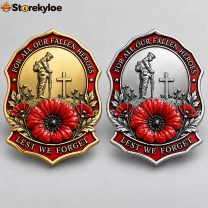 🌺Limited Edition Red P*ppy Remembrance Brooch – For All Our Fallen Heroes🎖️