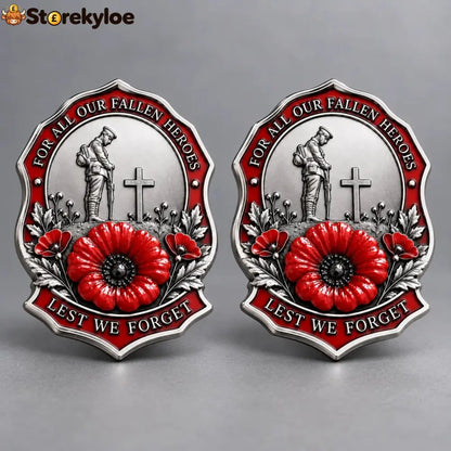 🌺Limited Edition Red P*ppy Remembrance Brooch – For All Our Fallen Heroes🎖️