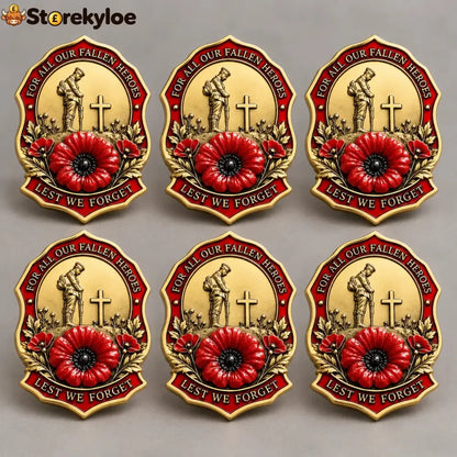 🌺Limited Edition Red P*ppy Remembrance Brooch – For All Our Fallen Heroes🎖️