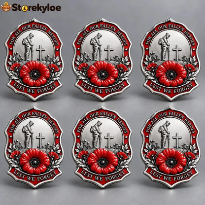 🌺Limited Edition Red P*ppy Remembrance Brooch – For All Our Fallen Heroes🎖️