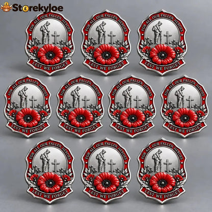 🌺Limited Edition Red P*ppy Remembrance Brooch – For All Our Fallen Heroes🎖️
