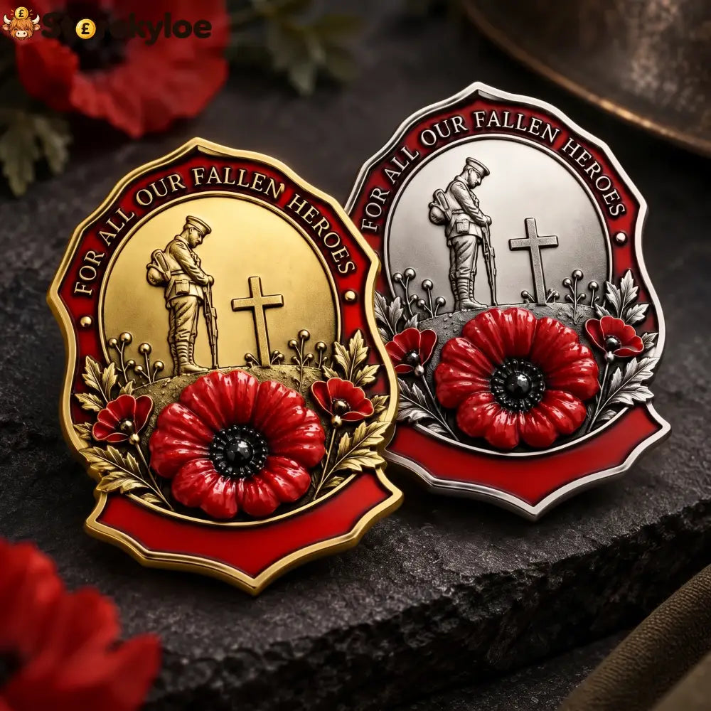 🎖️limited Edition Red Poppy Remembrance Brooch– For All Our Fallen Heroes🌺