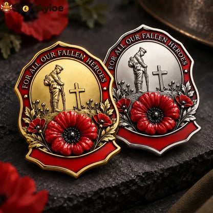 🎖️limited Edition Red Poppy Remembrance Brooch– For All Our Fallen Heroes🌺