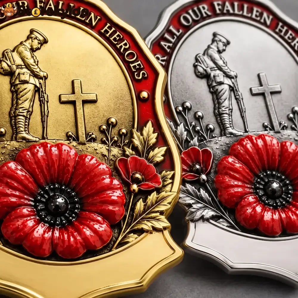 🎖️limited Edition Red Poppy Remembrance Brooch– For All Our Fallen Heroes🌺