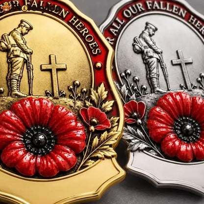 🎖️limited Edition Red Poppy Remembrance Brooch– For All Our Fallen Heroes🌺