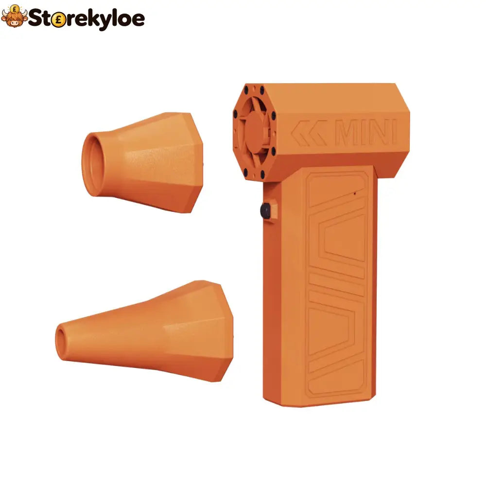 🔥Limited Sale 50% OFF🔥130000RPM Super Power Turbo Fan - Orange - Tools & Gadgets
