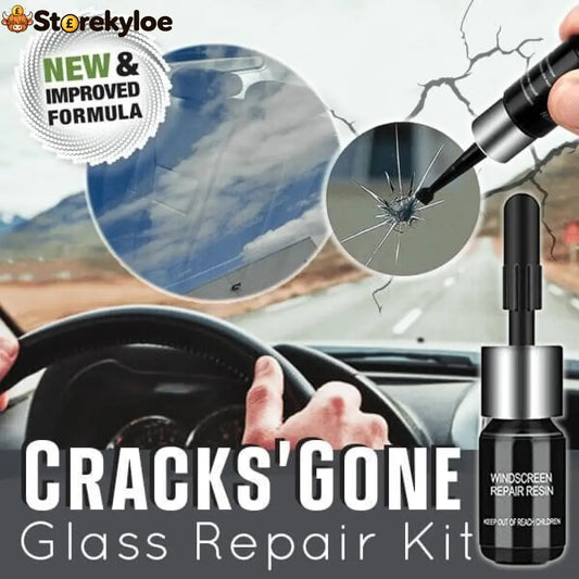🔥LIMITED SALE - BUY 1 GET 1 FREE🔥Cracks Gone Glass Repair Kit - 2PCS🔥Buy 1 Get 1 Free - Hot sale