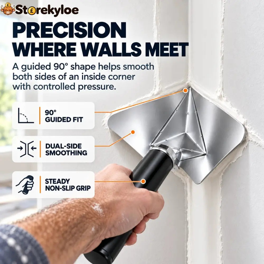 ⏰Limited Stock 49% OFF🔥Drywall Corner Finishing Trowel 🛠️ Create Perfect Inside Corners With Less Rework