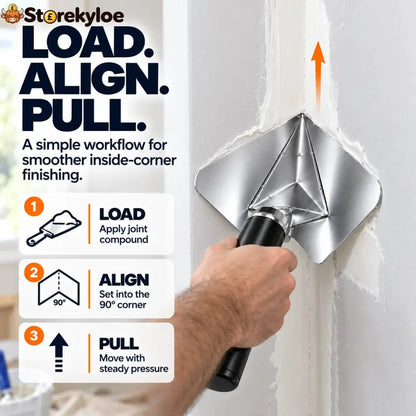 ⏰Limited Stock 49% OFF🔥Drywall Corner Finishing Trowel 🛠️ Create Perfect Inside Corners With Less Rework