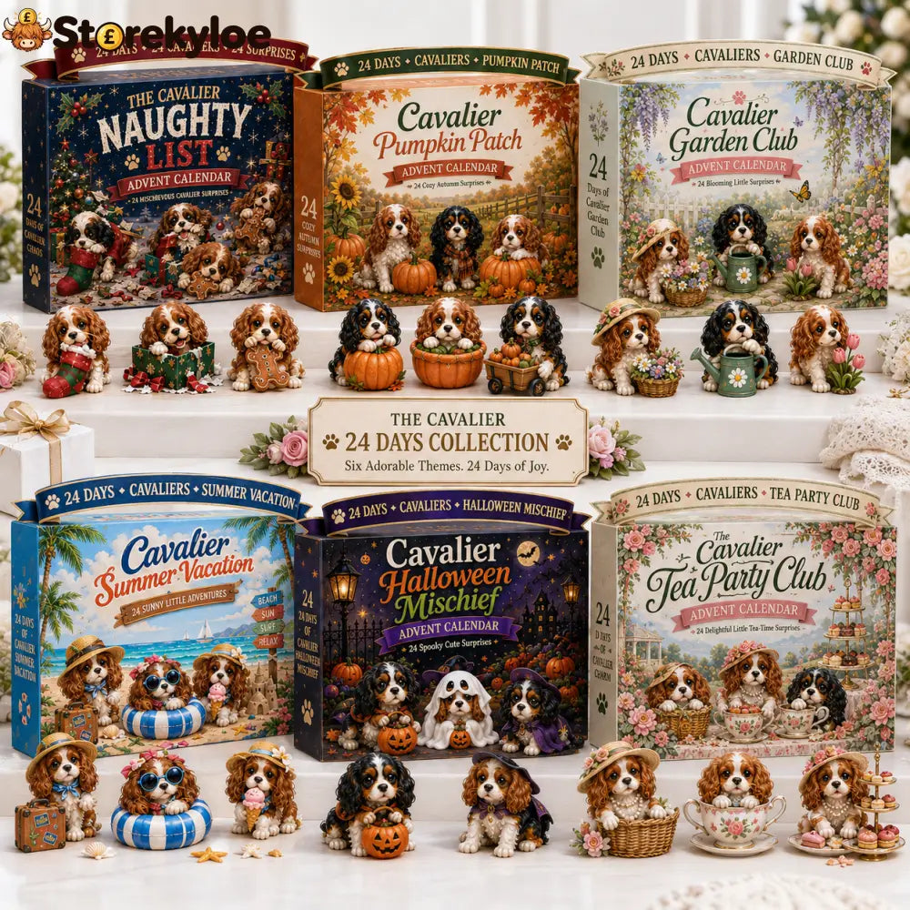 ⏰Limited Stock 50% OFF -🐶 24 Days of Cavalier Christmas Advent Calendar 2026 – 24 Collectible Cavalier Surprises
