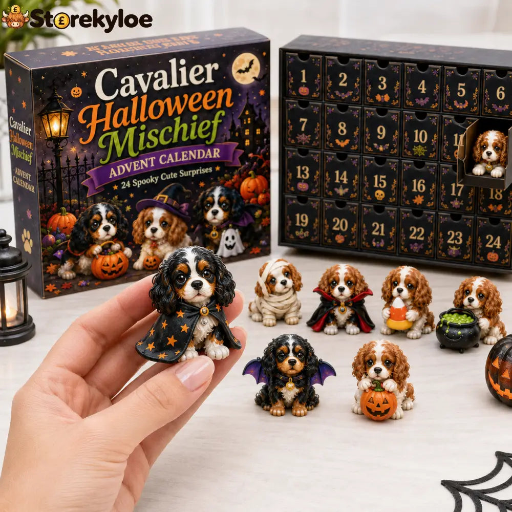 ⏰Limited Stock 50% OFF -🐶 24 Days of Cavalier Christmas Advent Calendar 2026 – 24 Collectible Cavalier Surprises