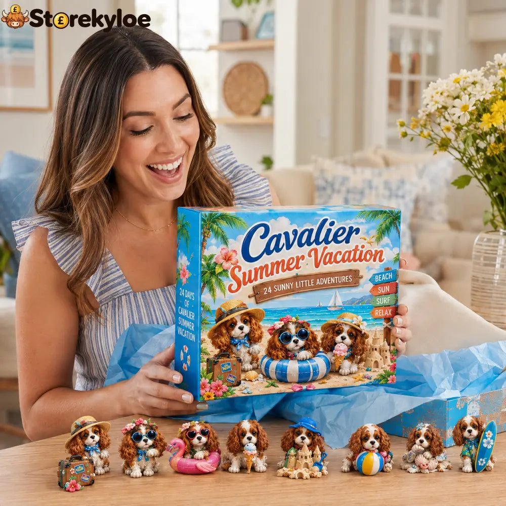 ⏰Limited Stock 50% OFF -🐶 24 Days of Cavalier Christmas Advent Calendar 2026 – 24 Collectible Cavalier Surprises