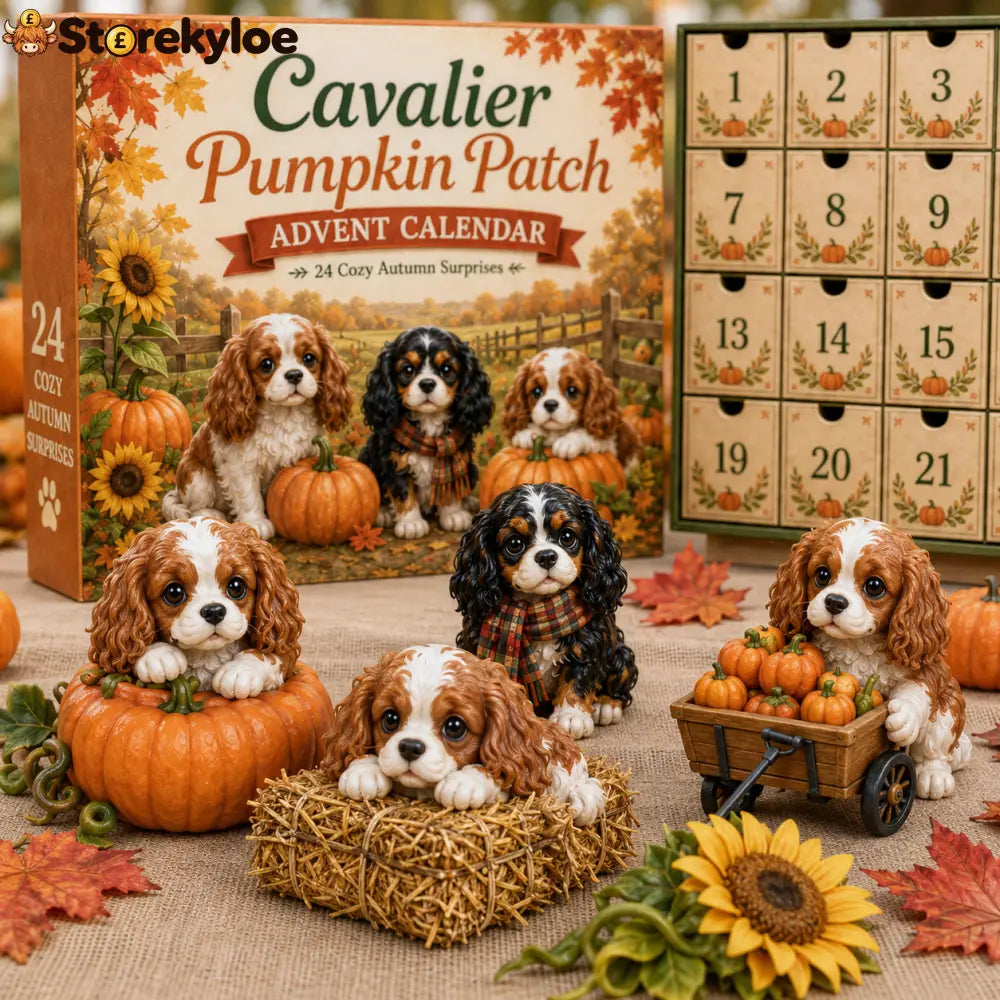 ⏰Limited Stock 50% OFF -🐶 24 Days of Cavalier Christmas Advent Calendar 2026 – 24 Collectible Cavalier Surprises