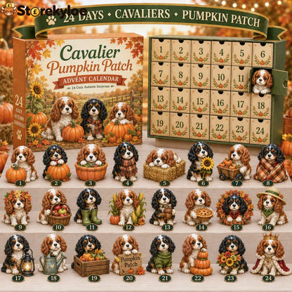 ⏰Limited Stock 50% OFF -🐶 24 Days of Cavalier Christmas Advent Calendar 2026 – 24 Collectible Cavalier Surprises - 🆕🍂