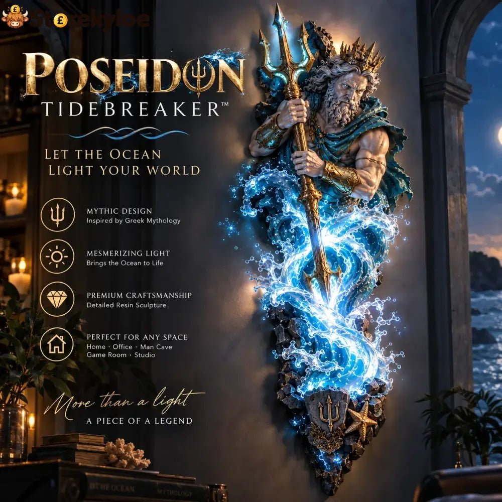 ⏰Limited Stock 50% OFF - ⚡🌊 Mythological Sculpture Wall Lamp Collection 🏛️✨